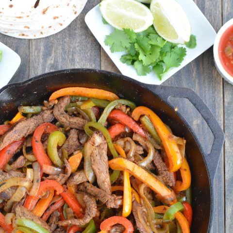 Steak Fajitas - Garnish & Glaze