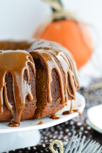 Chocolate Chunk Pumpkin Cake | Garnish and Glaze