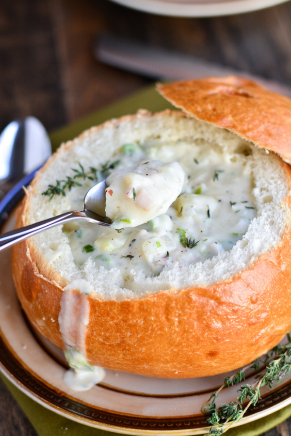 Market Street Clam Chowder - Garnish & Glaze