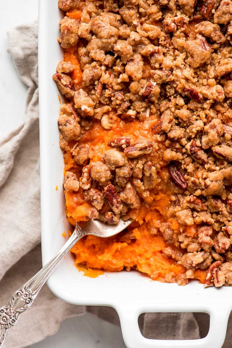 Sweet Potato Casserole - Garnish & Glaze