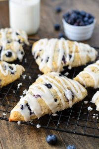 Blueberry Scones | Garnish & Glaze