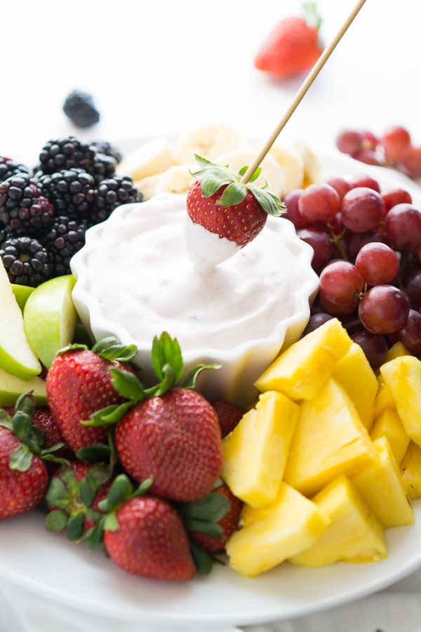 2 Ingredient Lowfat Fruit Dip