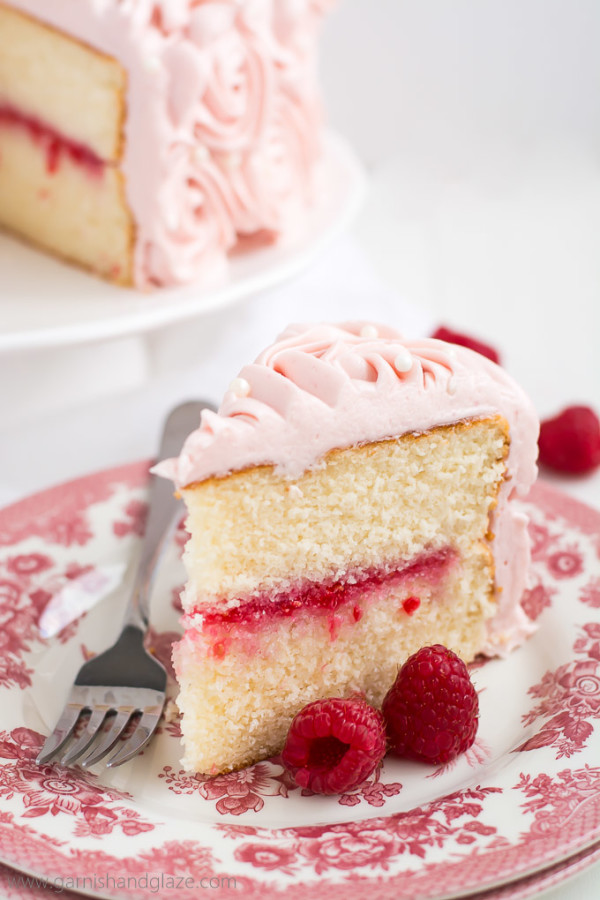 Raspberry Chocolate Swiss Roll - Garnish & Glaze