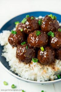 Party it up this holiday season and celebrate Chrismukkah with these simple tender and juicy 30 Minute Teriyaki Meatballs!