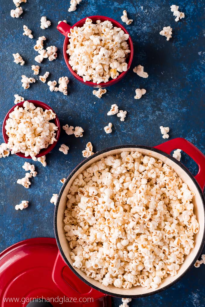 Stovetop Popcorn - Garnish & Glaze
