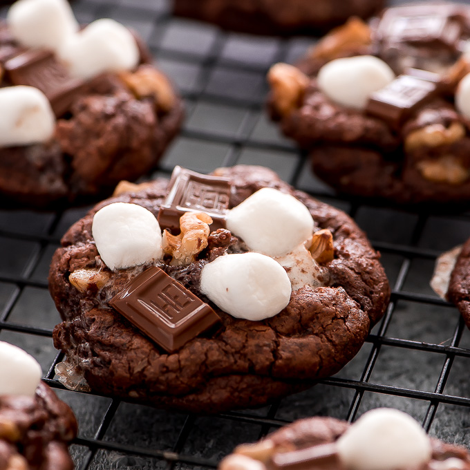 Rocky Road Cookies - Garnish & Glaze