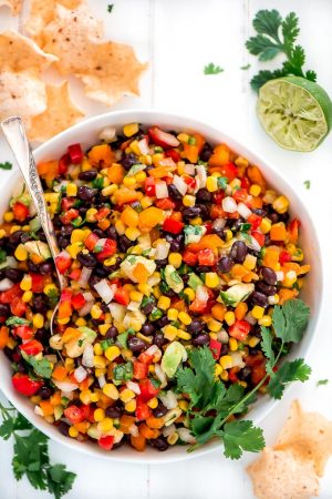 Black Bean and Corn Salsa - Garnish & Glaze