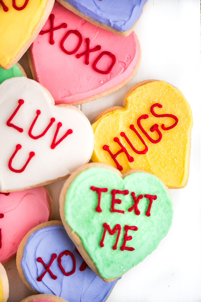 Louis Vuitton Cupcakes & Conversation Heart Cookies