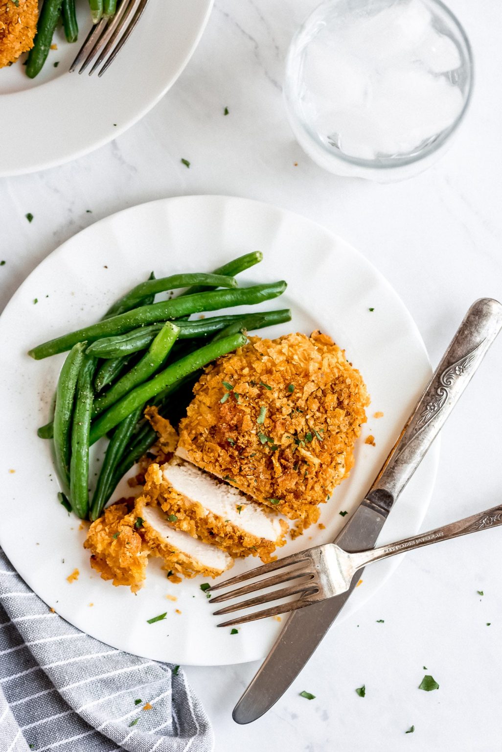 Cornflake Chicken Garnish And Glaze