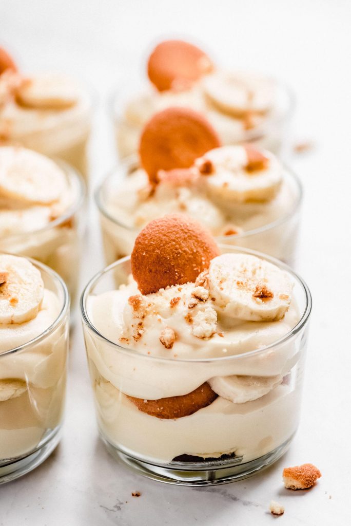 Easy Banana Pudding - Garnish & Glaze