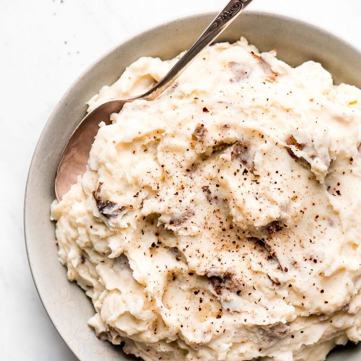 Garlic Mashed Potatoes - Garnish & Glaze