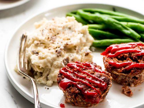 Mini Meatloaf Garnish Glaze