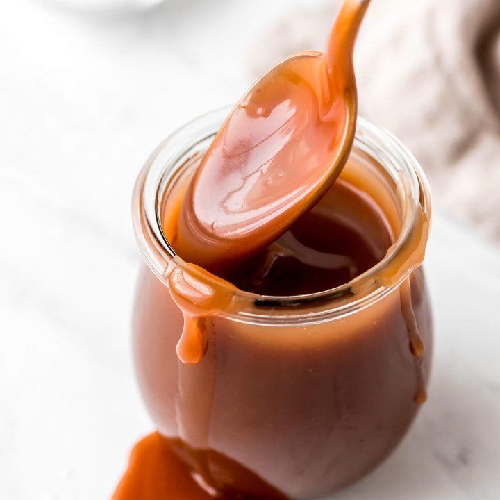 Homemade Salted Caramel Sauce - Garnish & Glaze