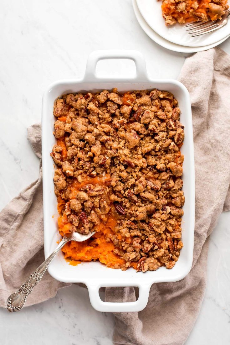 Sweet Potato Casserole - Garnish & Glaze