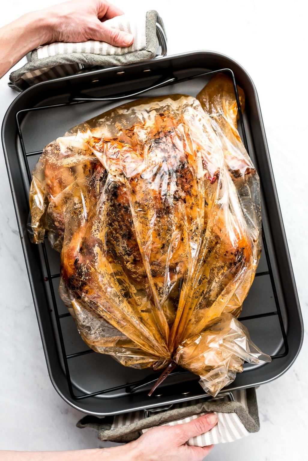 Roast Turkey In a Bag - Garnish & Glaze