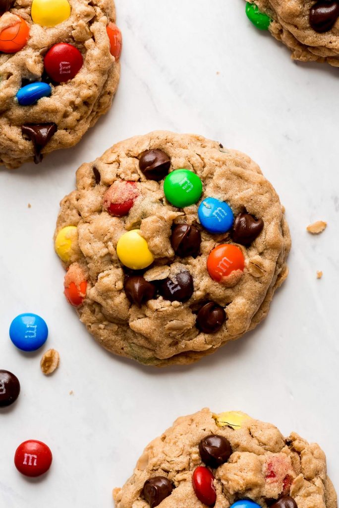 Soft & Chewy Monster Cookies - Garnish & Glaze