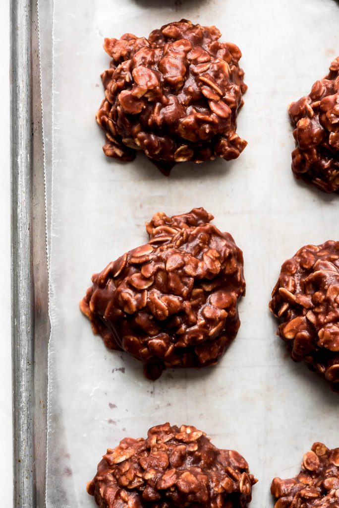 No Bake Cookies - Garnish & Glaze