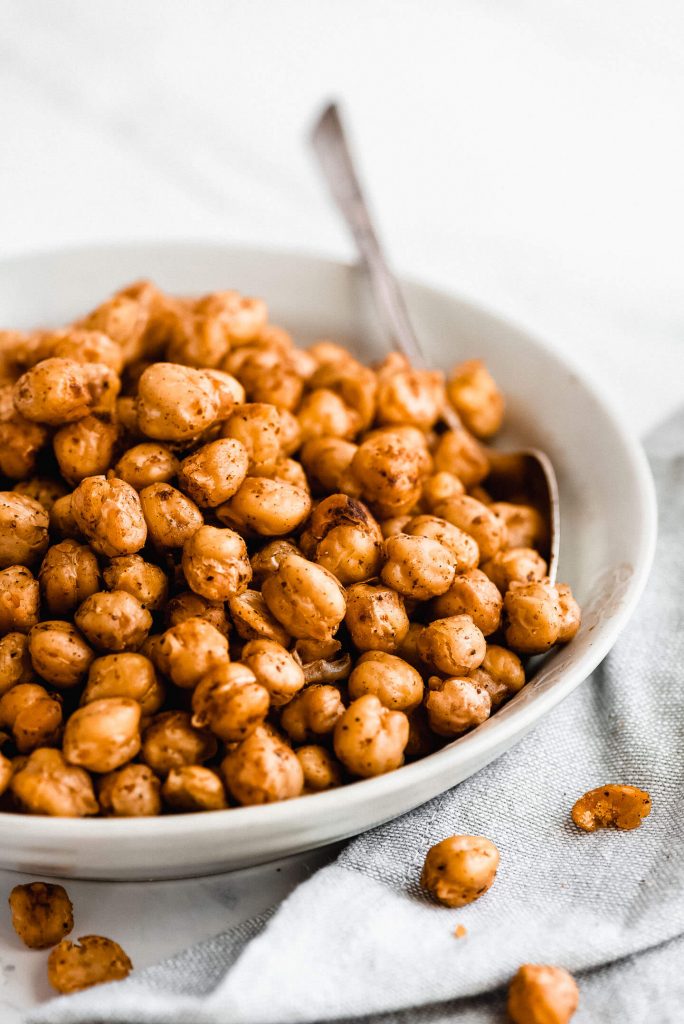 Crispy Roasted Chickpeas - Garnish & Glaze