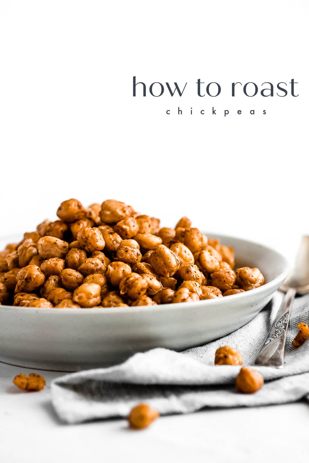 Crispy Roasted Chickpeas - Garnish & Glaze