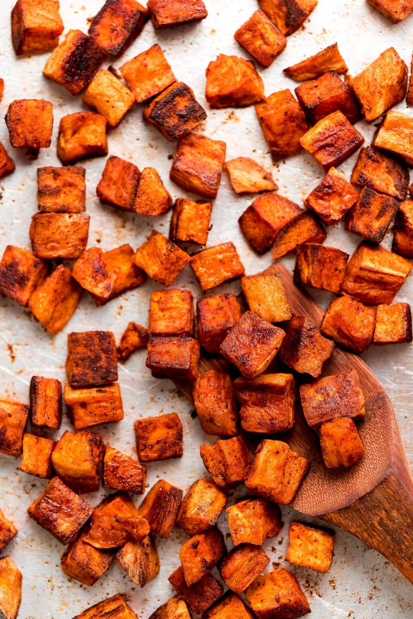 Roasted Sweet Potatoes - Garnish & Glaze