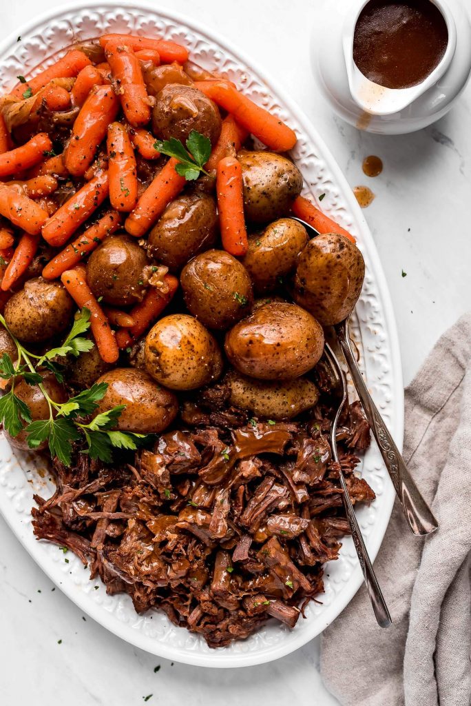 Instant Pot Pot Roast - Garnish & Glaze