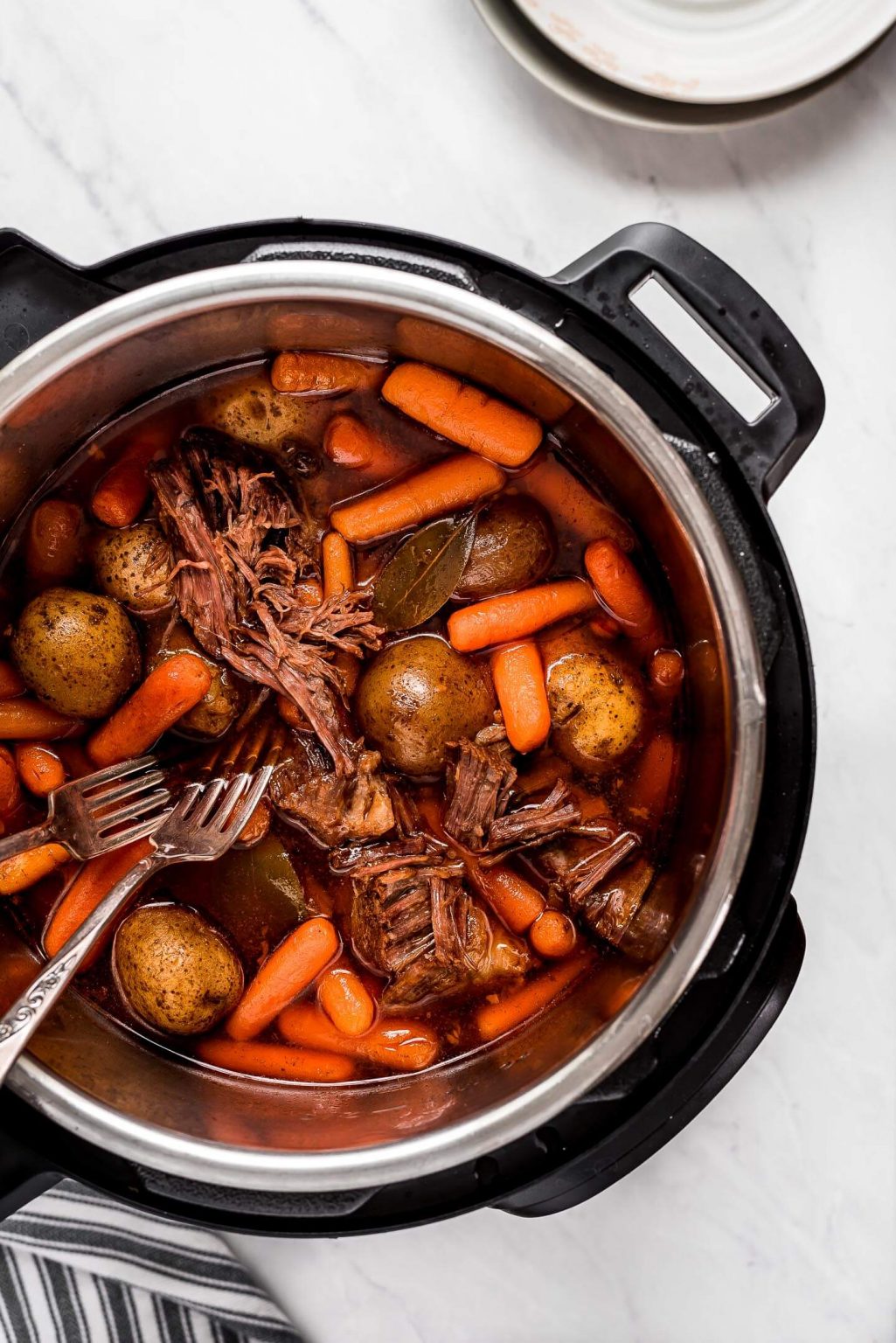 Instant Pot Pot Roast - Garnish & Glaze