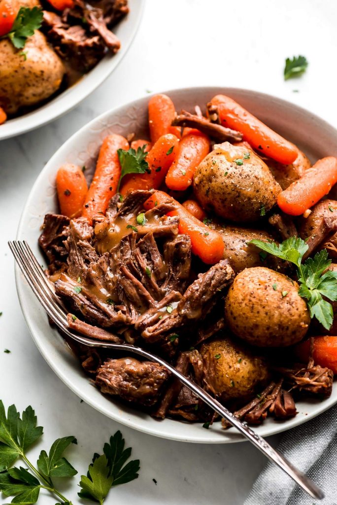 Instant Pot Pot Roast - Garnish & Glaze