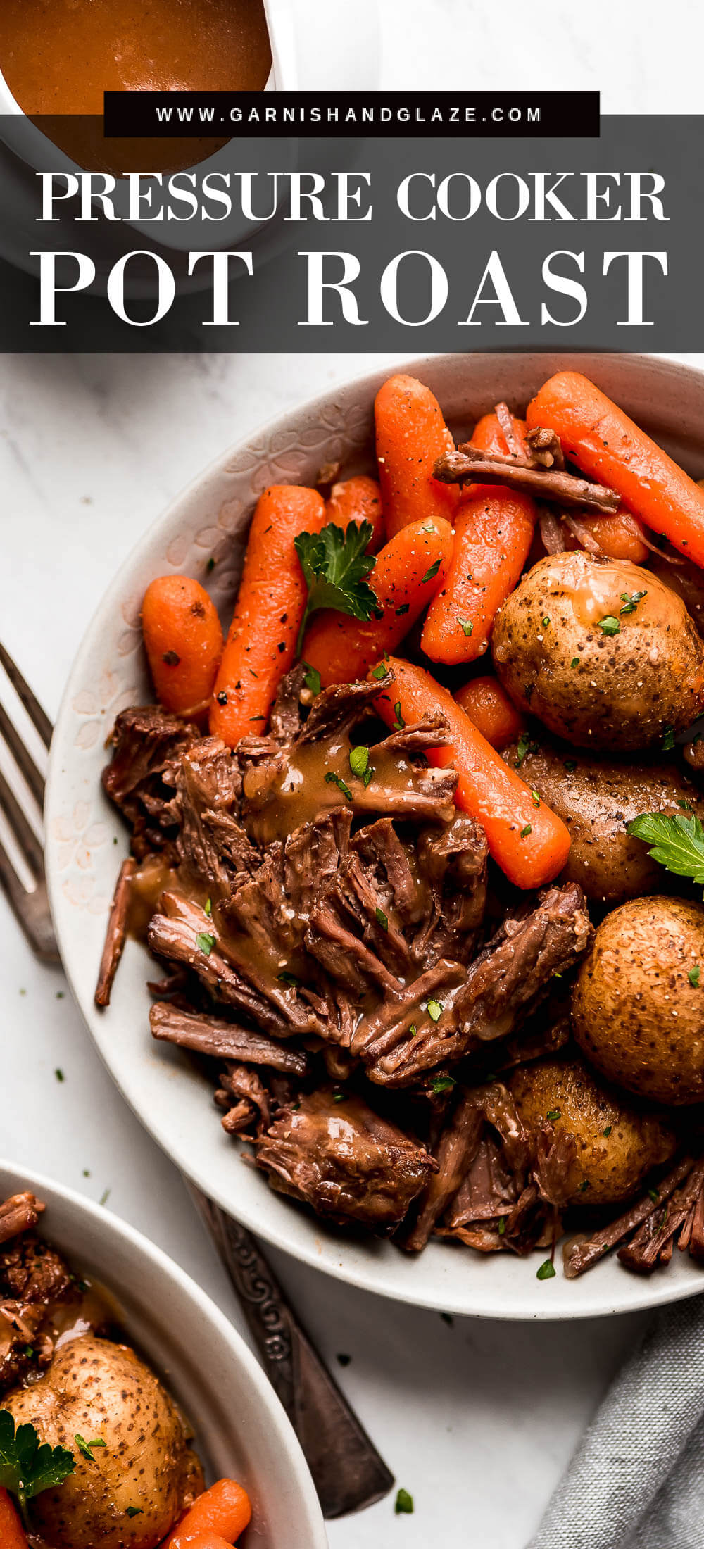 Instant Pot Pot Roast - Garnish & Glaze