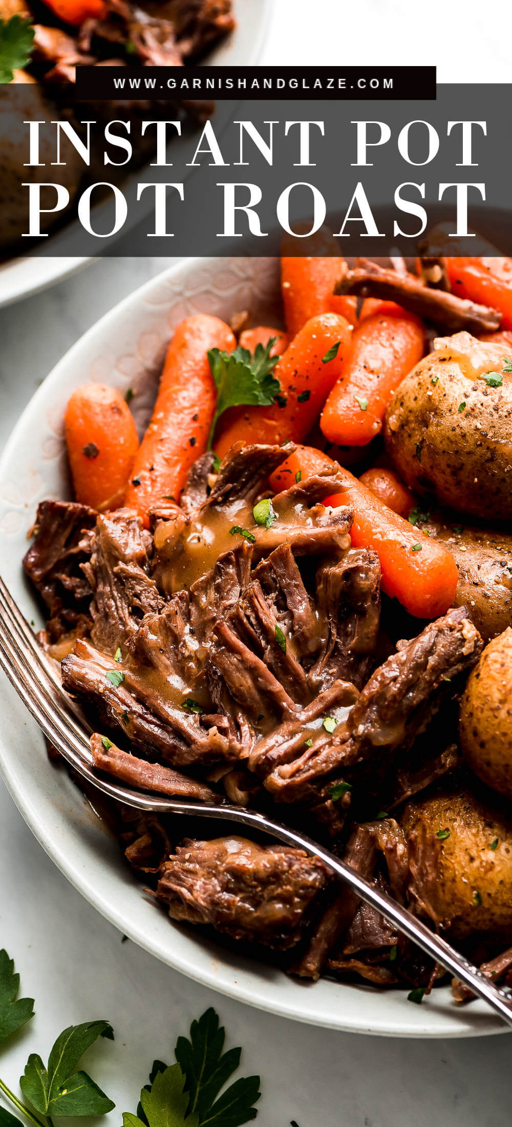 Instant Pot Pot Roast - Garnish & Glaze