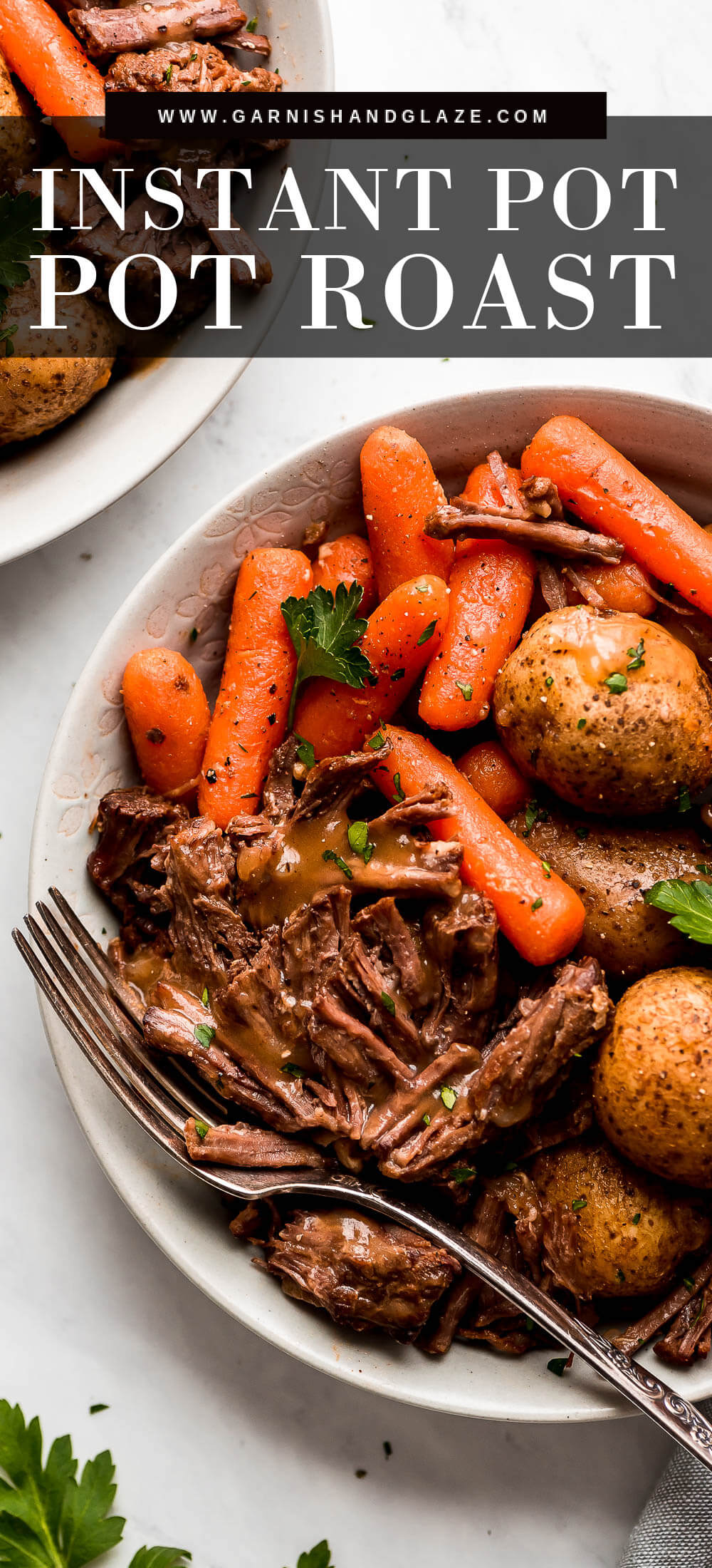 Instant Pot Pot Roast - Garnish & Glaze