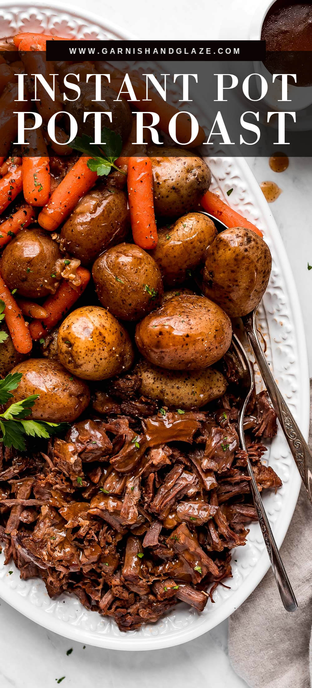 Instant Pot Pot Roast - Garnish & Glaze