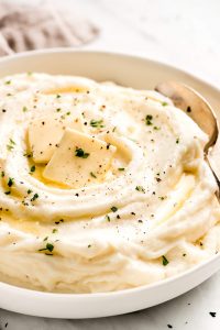 The BEST Mashed Potatoes - Garnish & Glaze