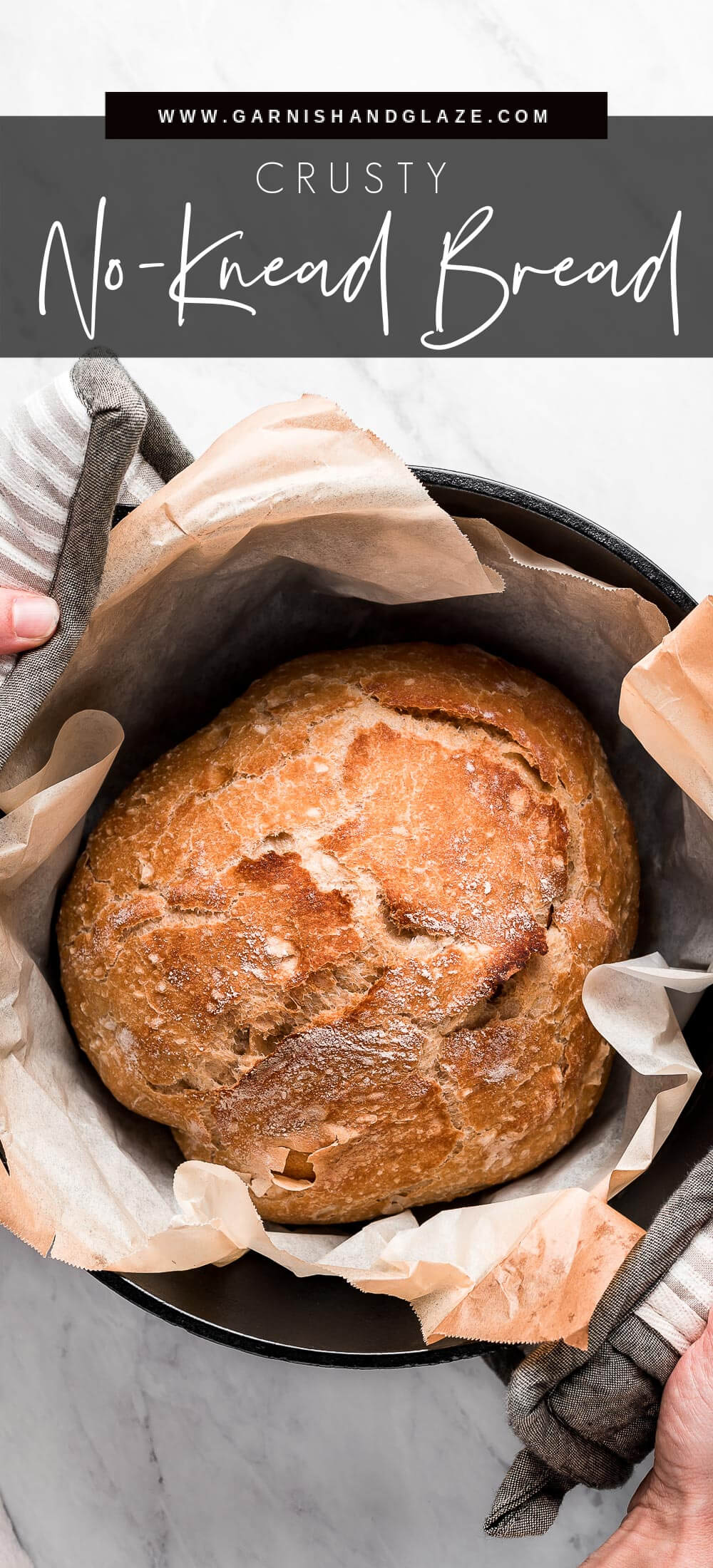 No Knead Bread Garnish And Glaze