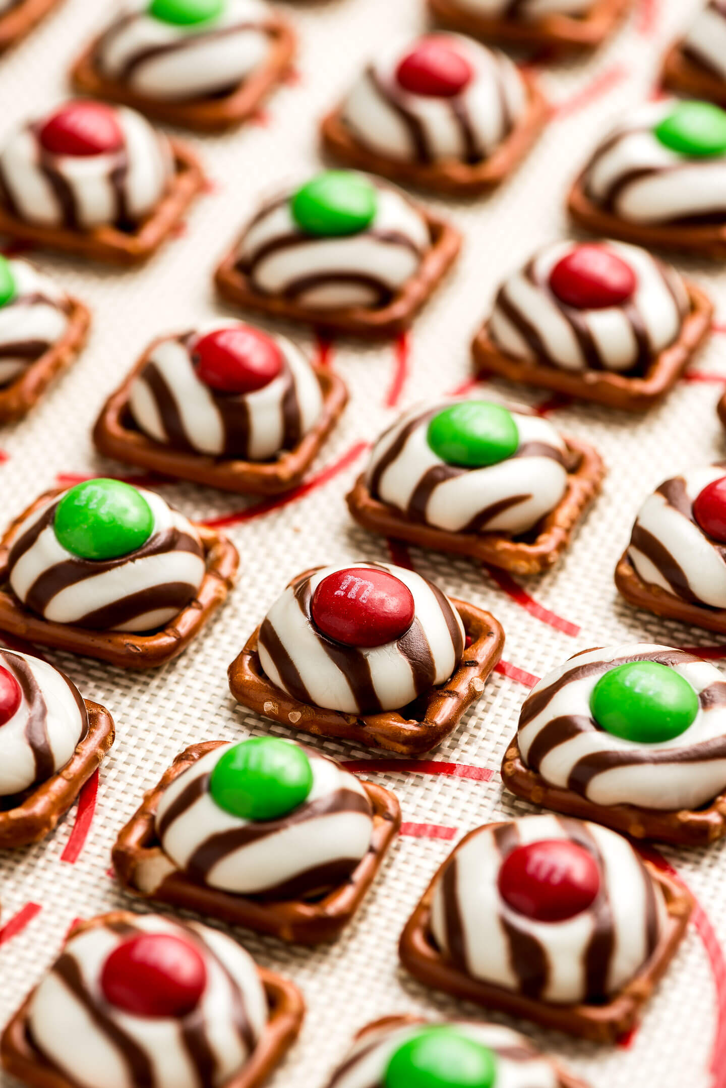 Pretzel M&M Hug Bites are so easy and fun with just 3 ingredients