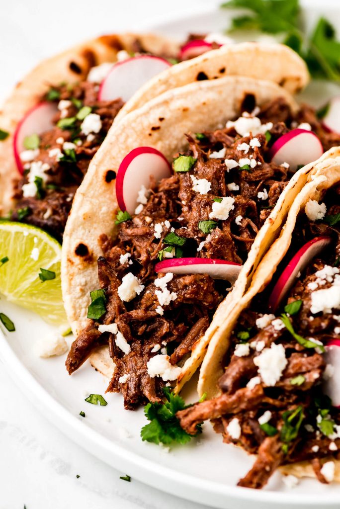 Beef Barbacoa - Garnish & Glaze