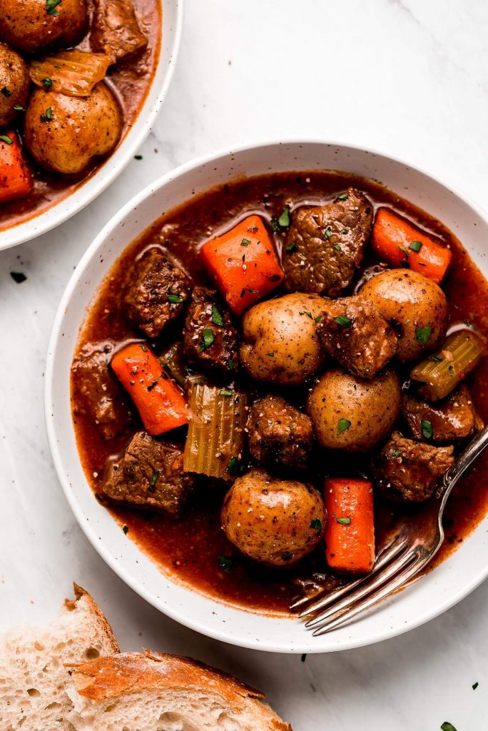 Instant Pot Beef Stew - Garnish & Glaze