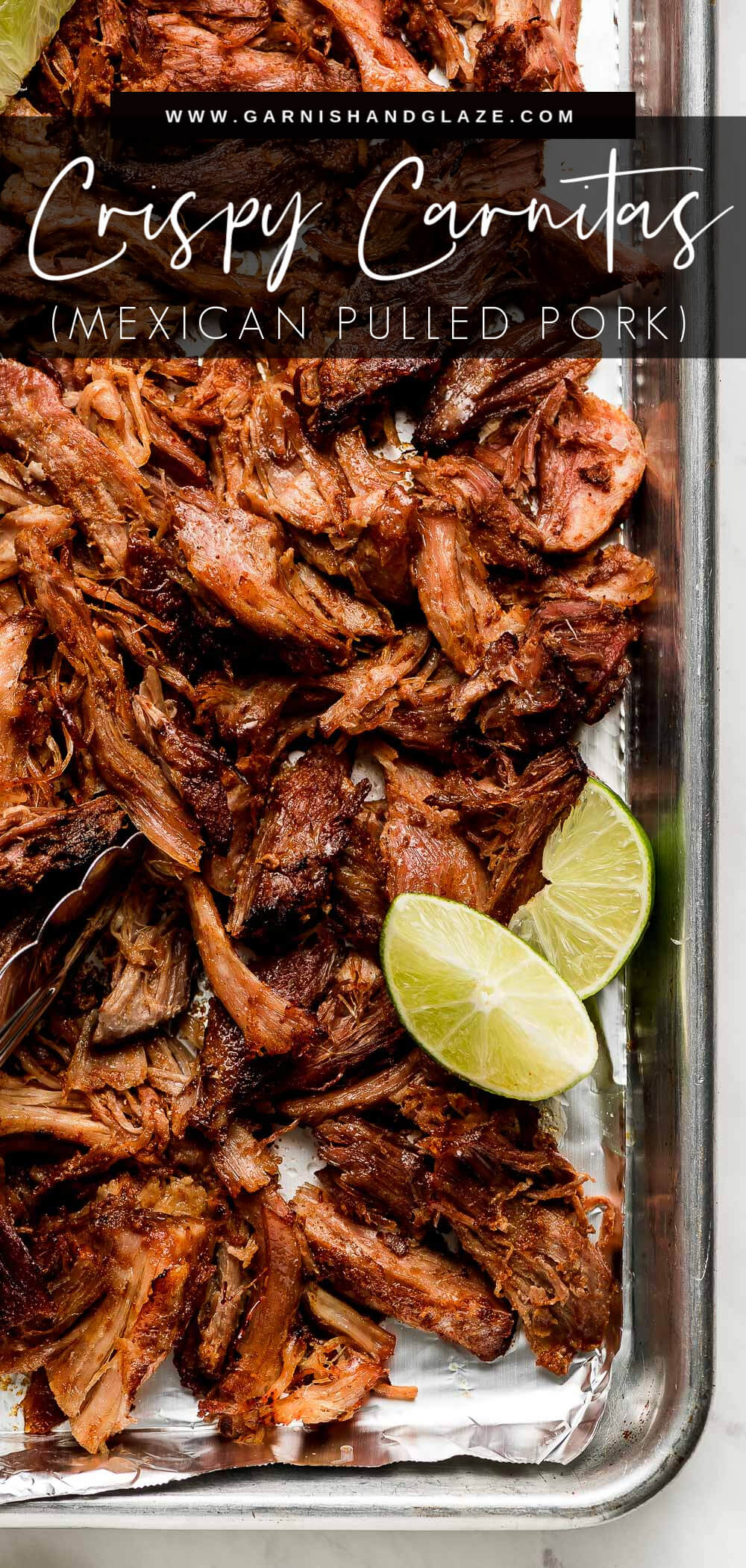 Slow Cooker Carnitas - Garnish & Glaze