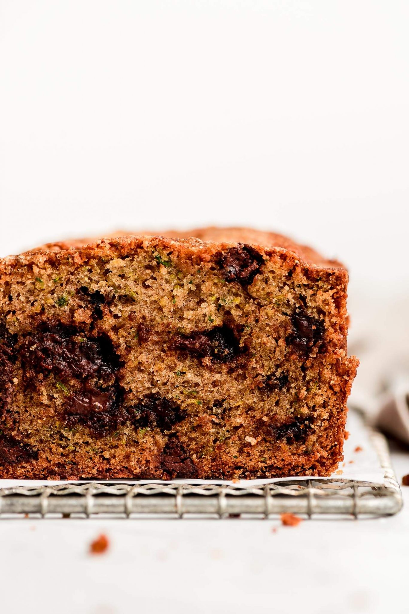 Chocolate Chip Zucchini Bread - Garnish & Glaze