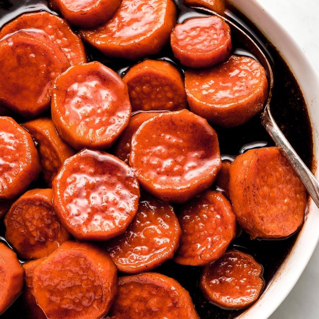 Southern Stove Top Candied Yams - Garnish & Glaze