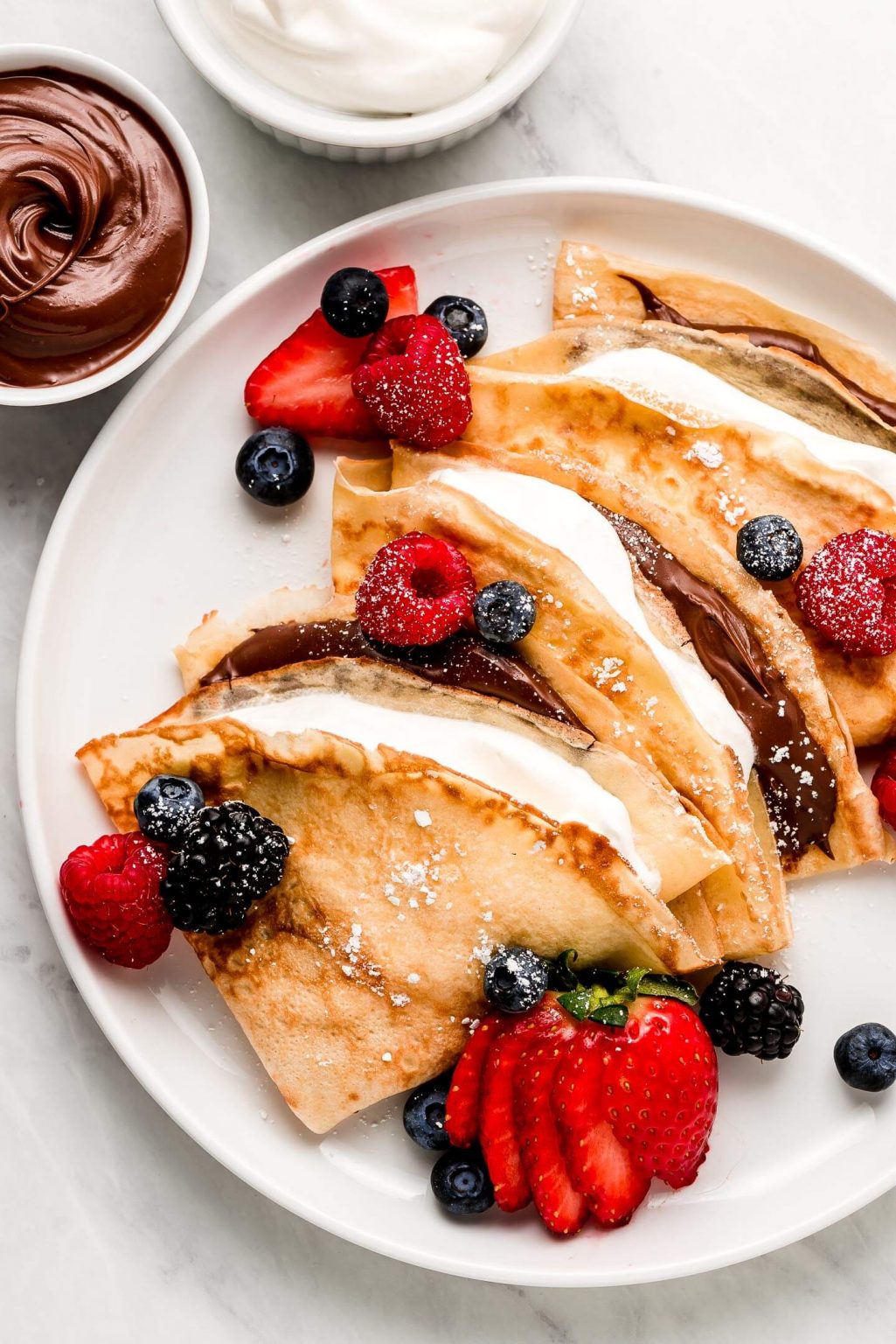 Perfect French Crepes - Garnish & Glaze