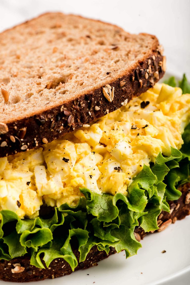 Easy Egg Salad Sandwich - Garnish & Glaze