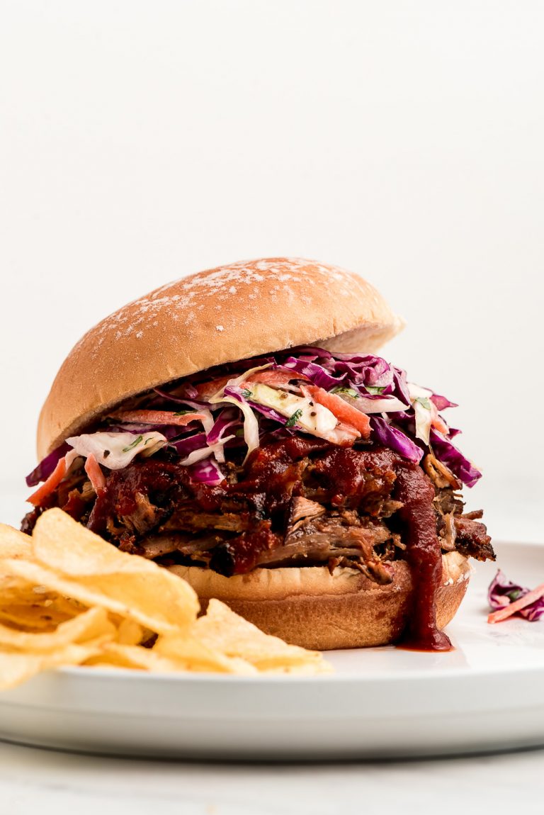 Fall-Apart Slow Cooker Pulled Pork - Garnish & Glaze