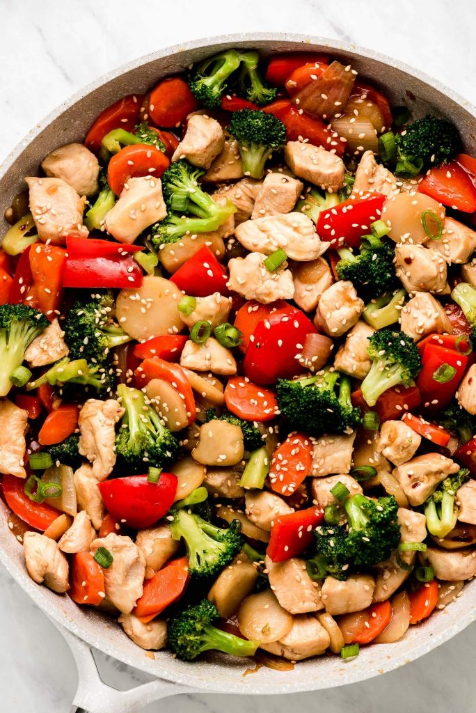 30-Minute Chicken Stir Fry - Garnish & Glaze