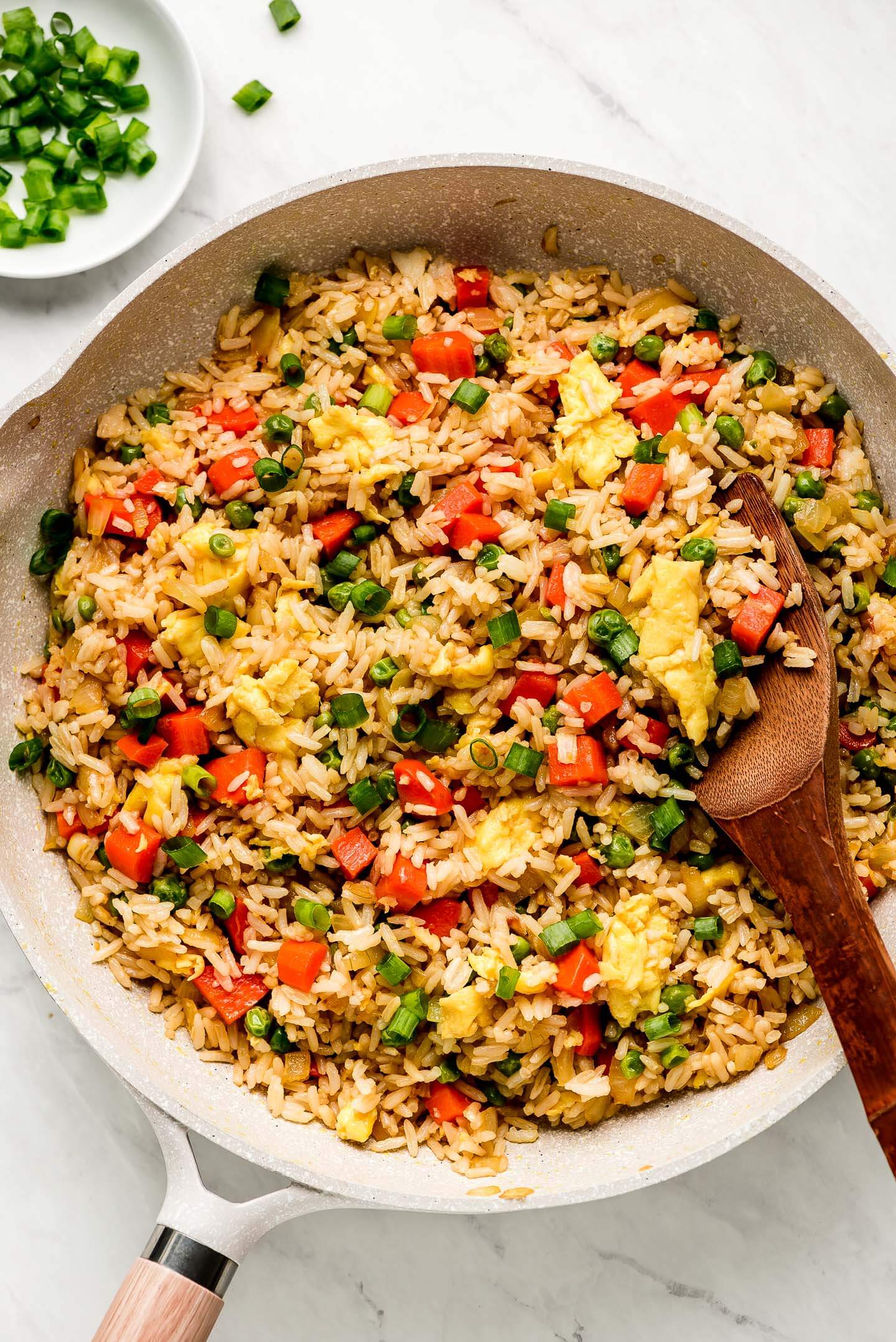 20-Minute Egg Fried Rice - Garnish & Glaze