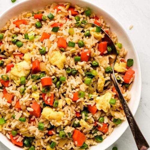 20-minute Egg Fried Rice - Garnish & Glaze