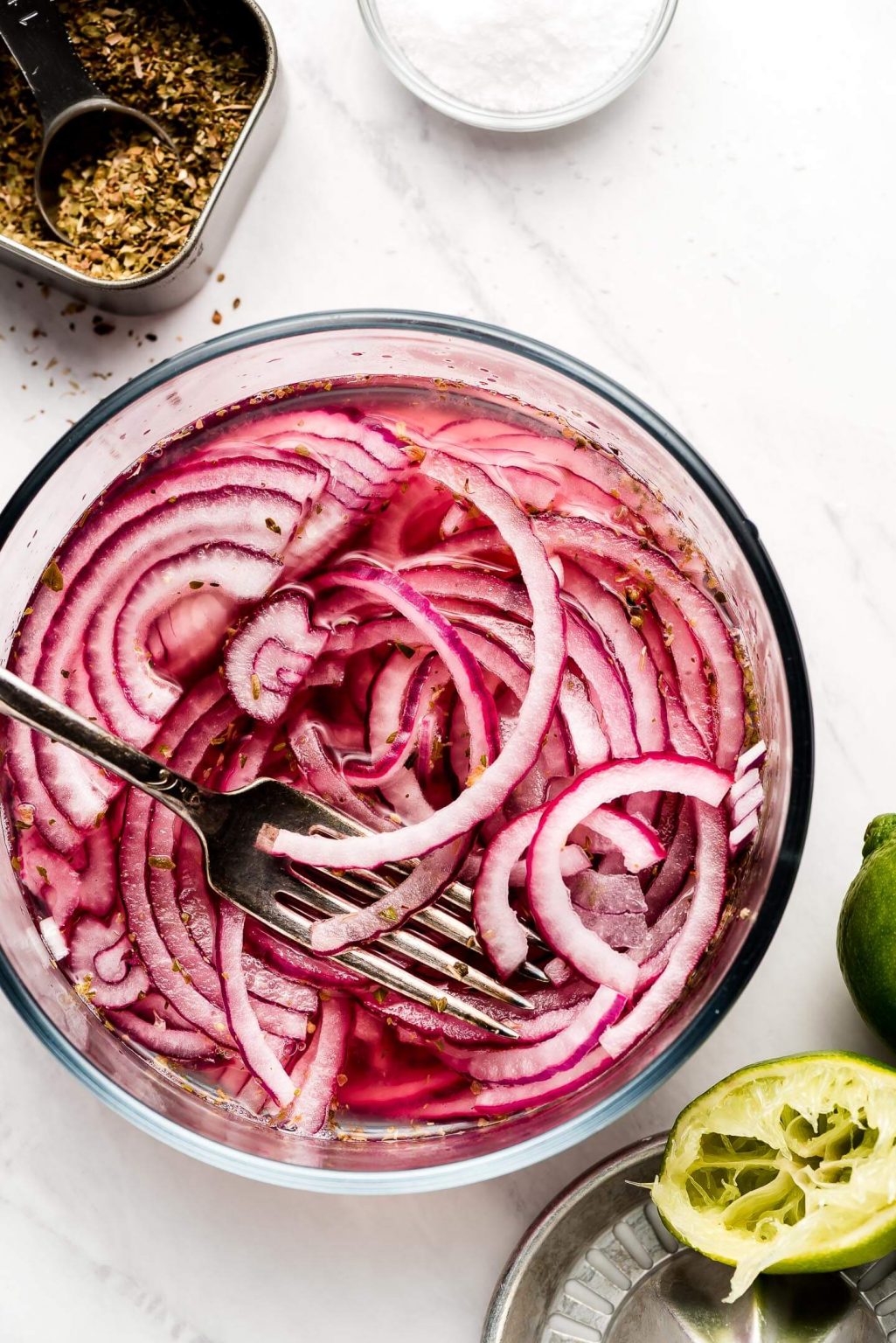 Quick Mexican Pickled Onions Garnish Glaze   Mexican Red Onion 4 1025x1536 