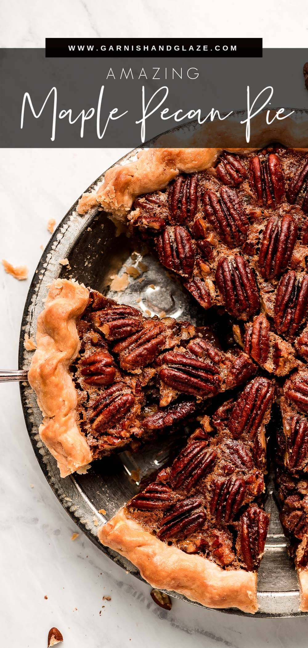 The Best Pecan Pie Garnish And Glaze